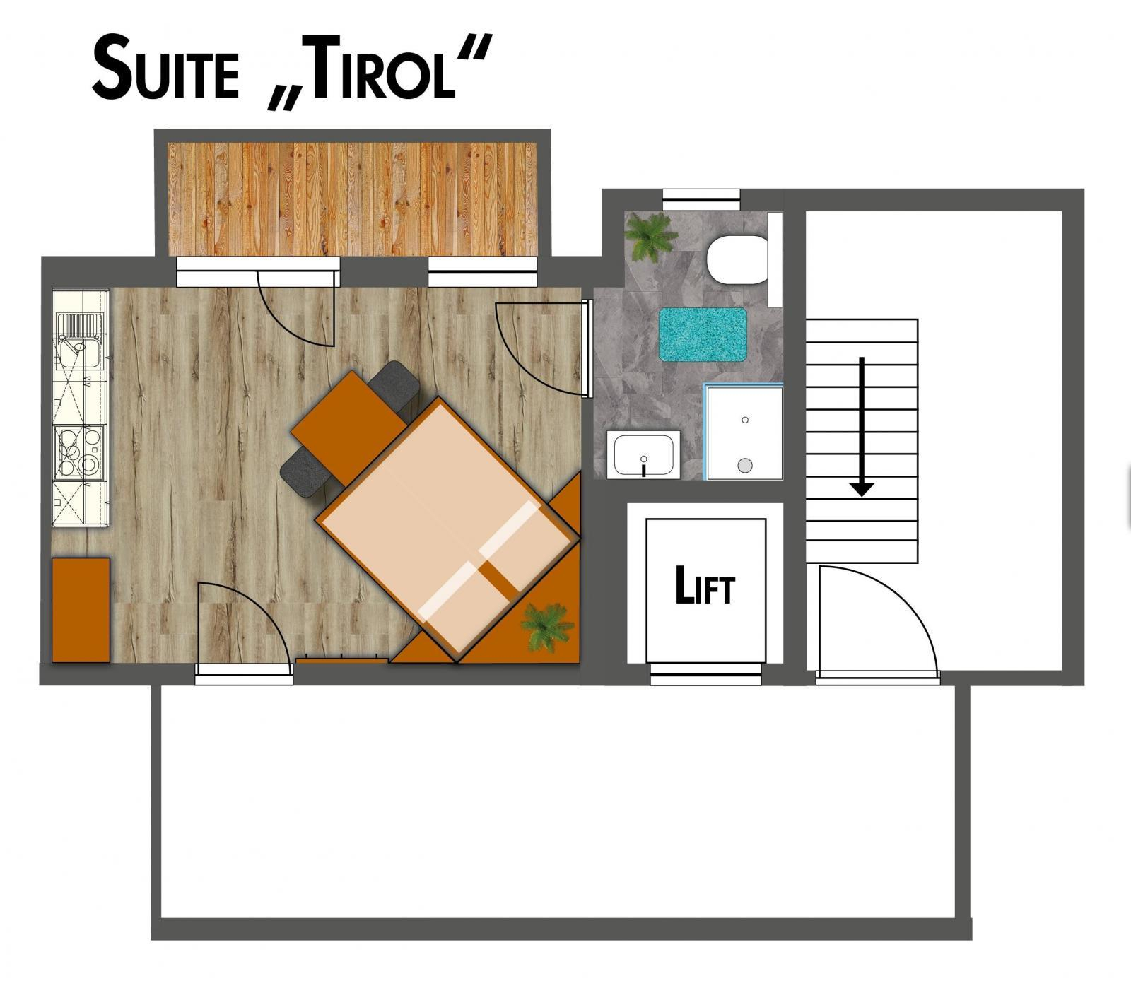 floor plan Suite