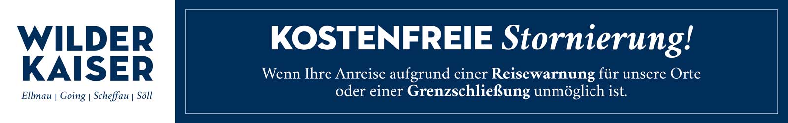 Bis 48 Stunden vor Anreise kostenfreie Stornierung bei Reisewarnung